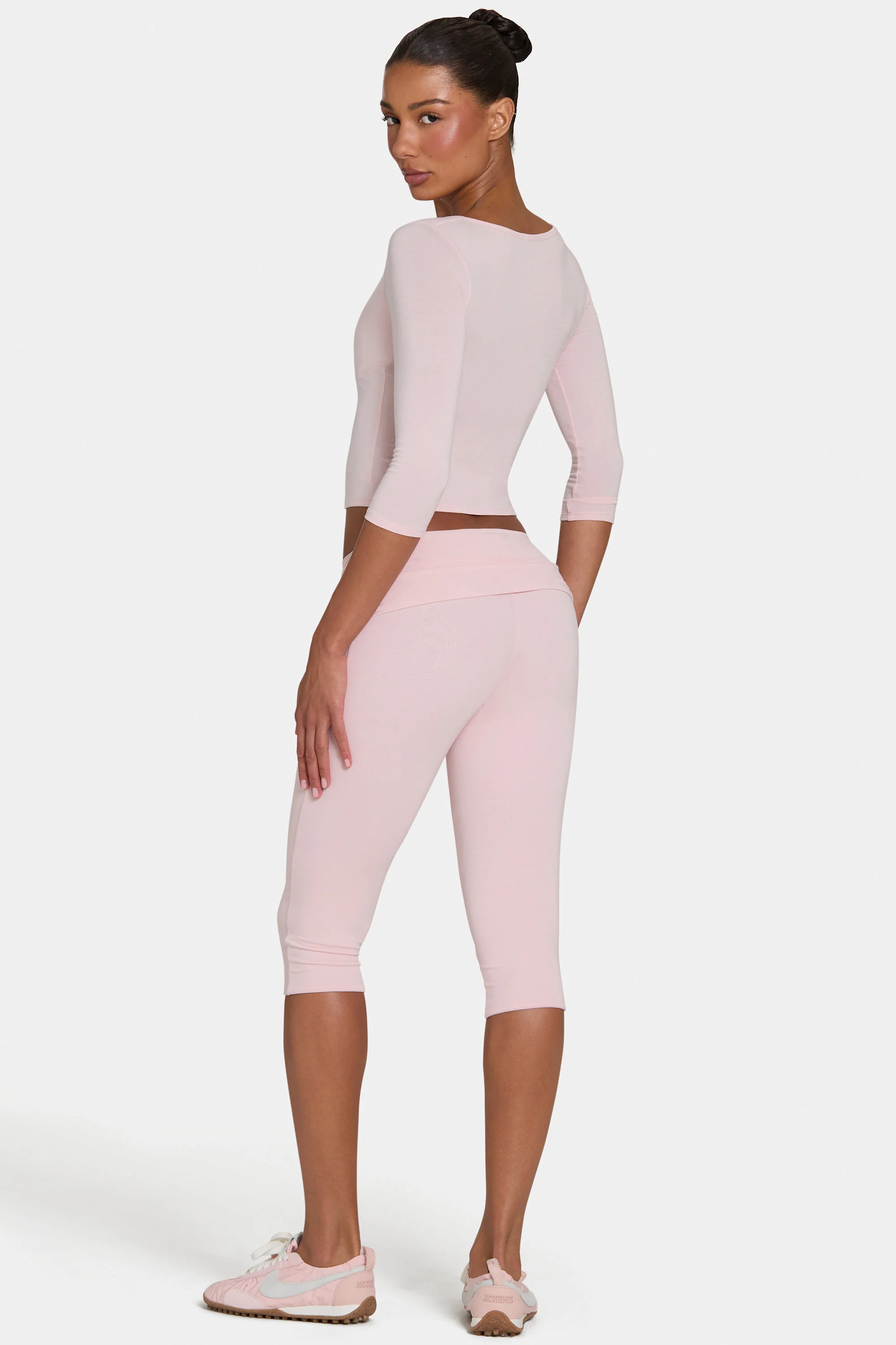 ButterCloud™ Capri Leggings in Blush - Image 2