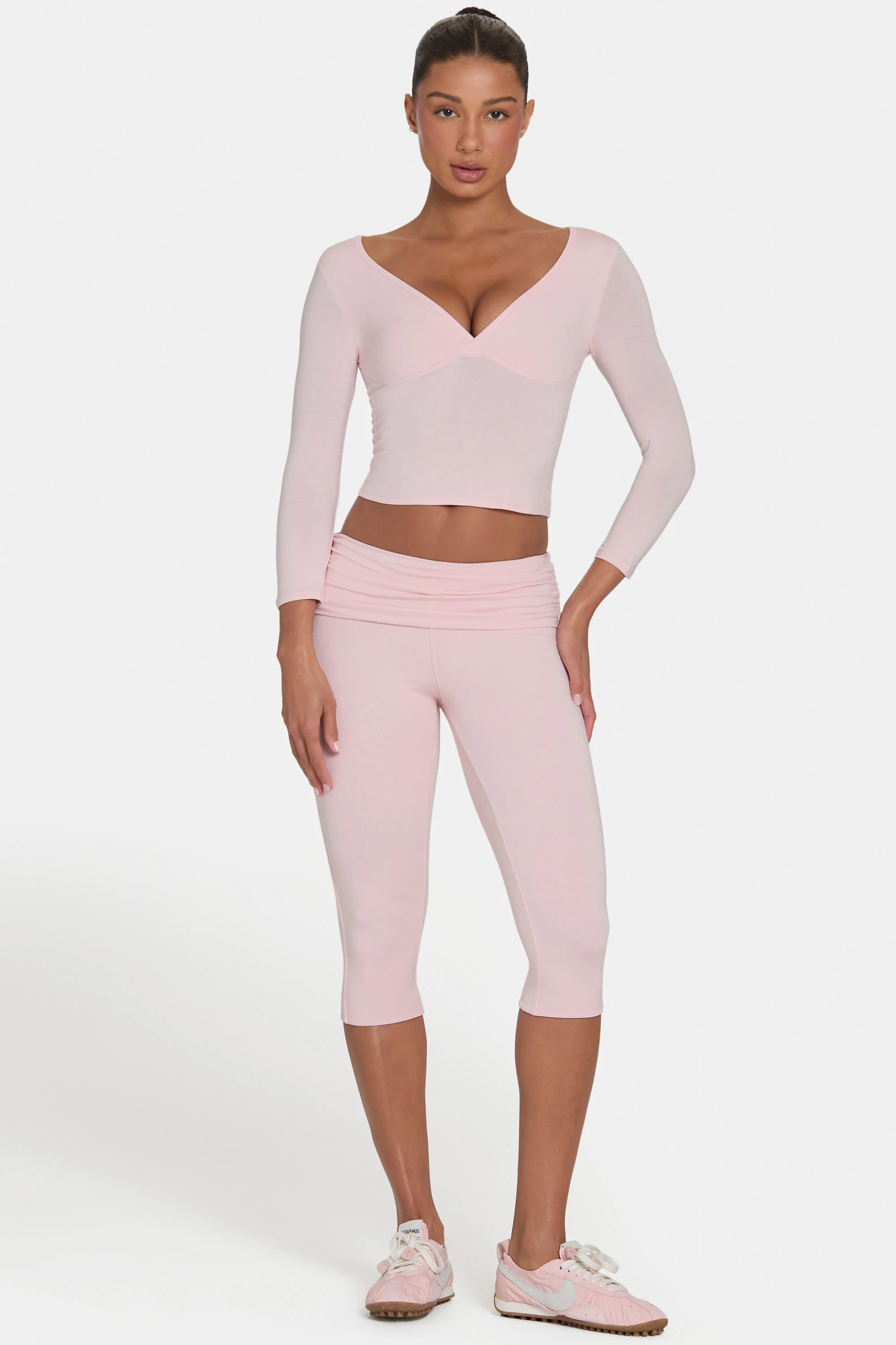 ButterCloud™ Capri Leggings in Blush - Image 5