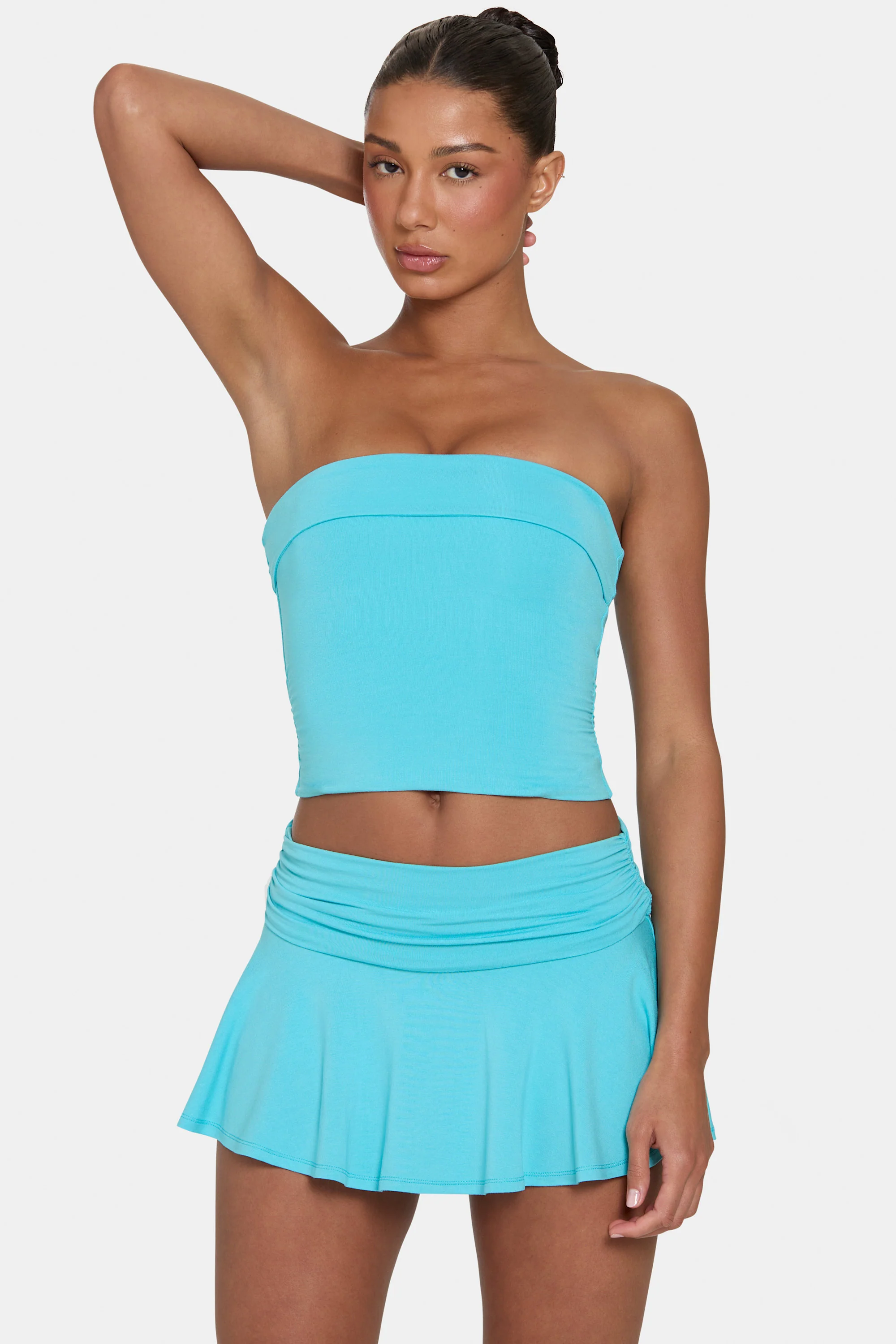 ButterCloud™ Mini Skort in Aqua - Image 7