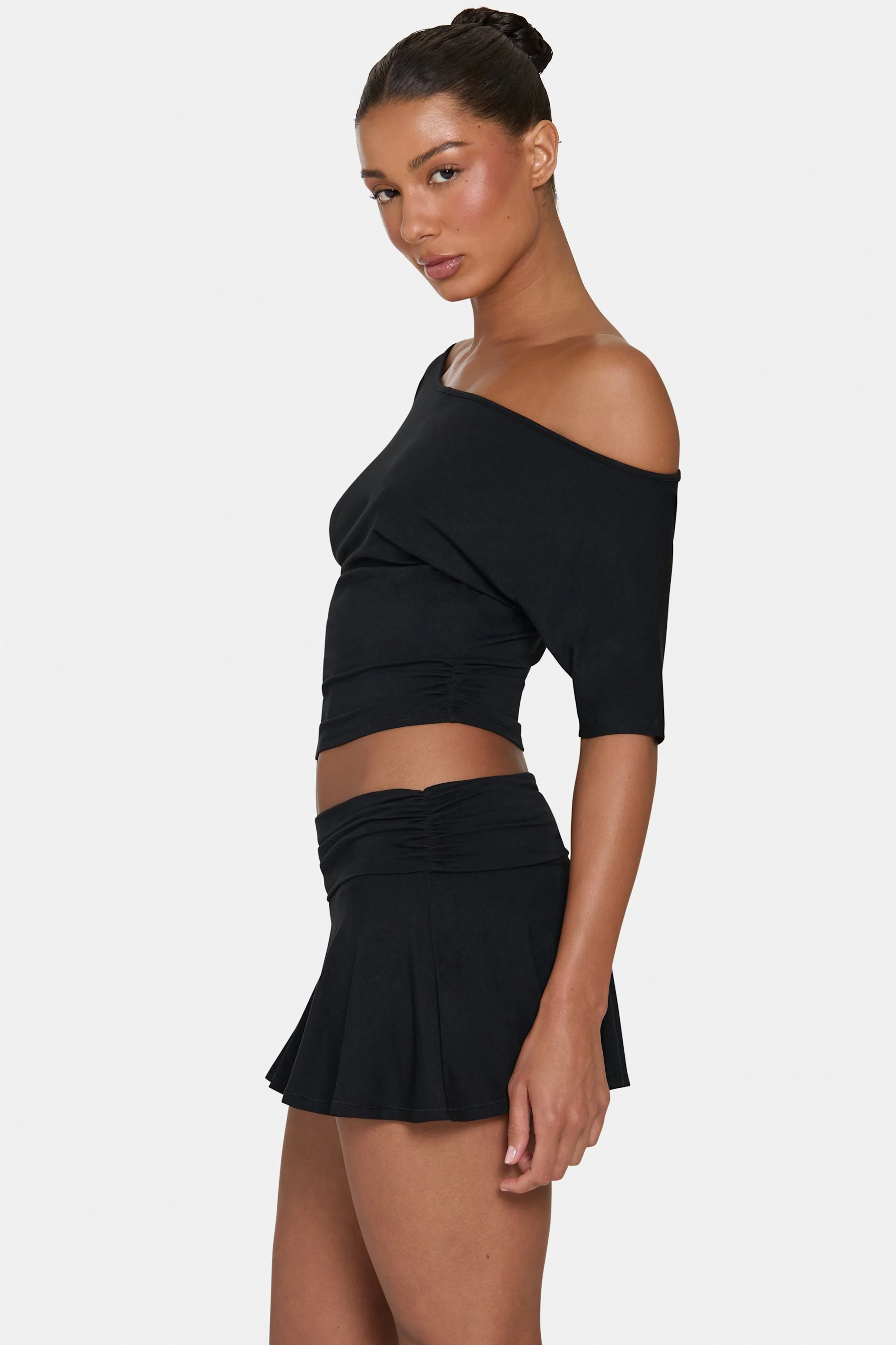 ButterCloud™ Mini Skort in Black - Image 3