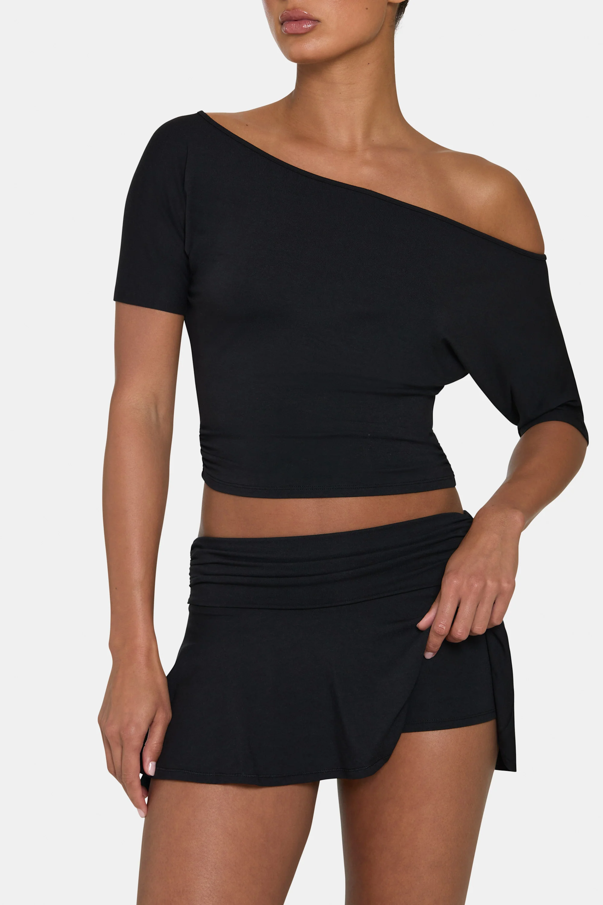 ButterCloud™ Mini Skort in Black - Image 4