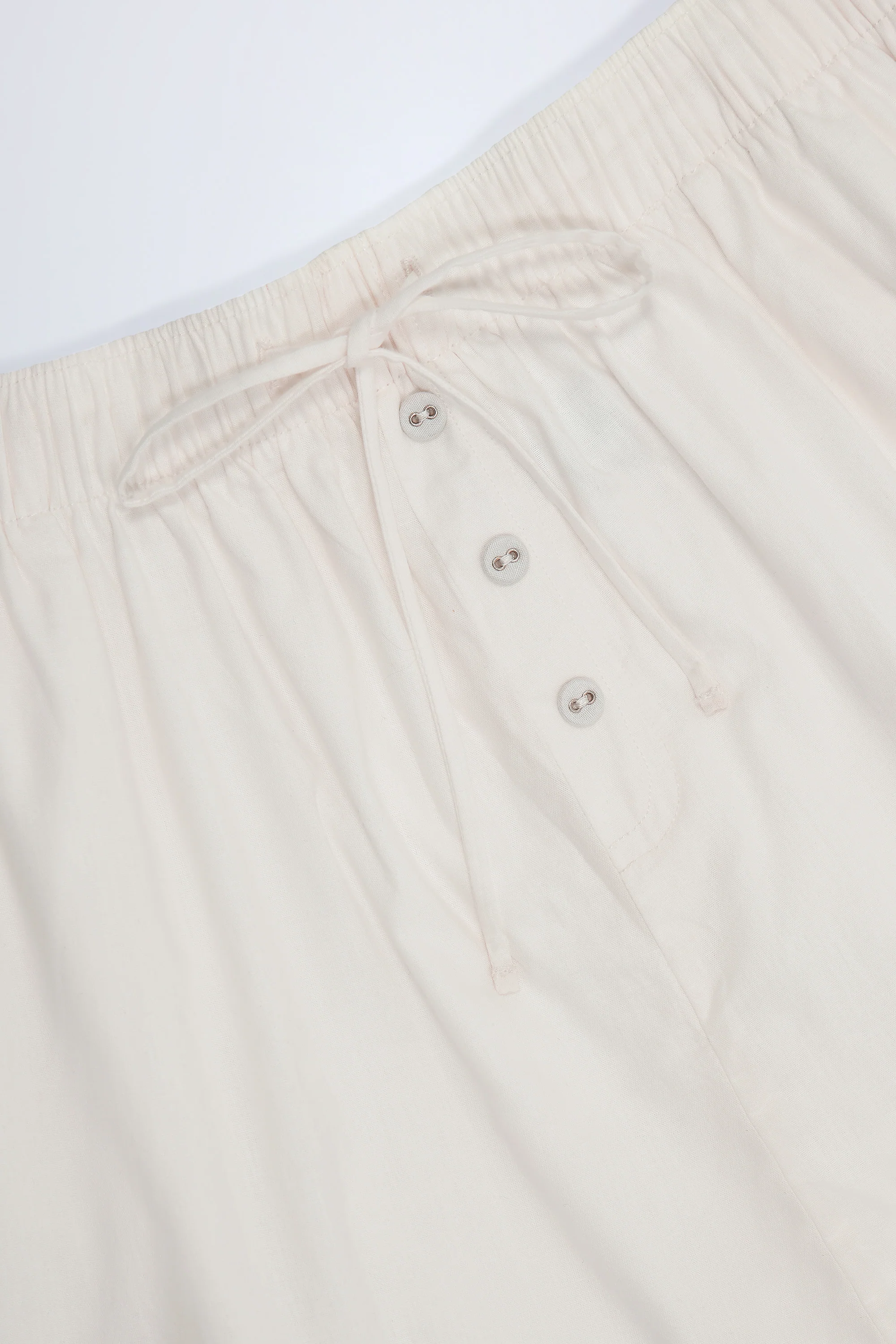 Tie-Front Cotton-Poplin Shorts in White - Image 11
