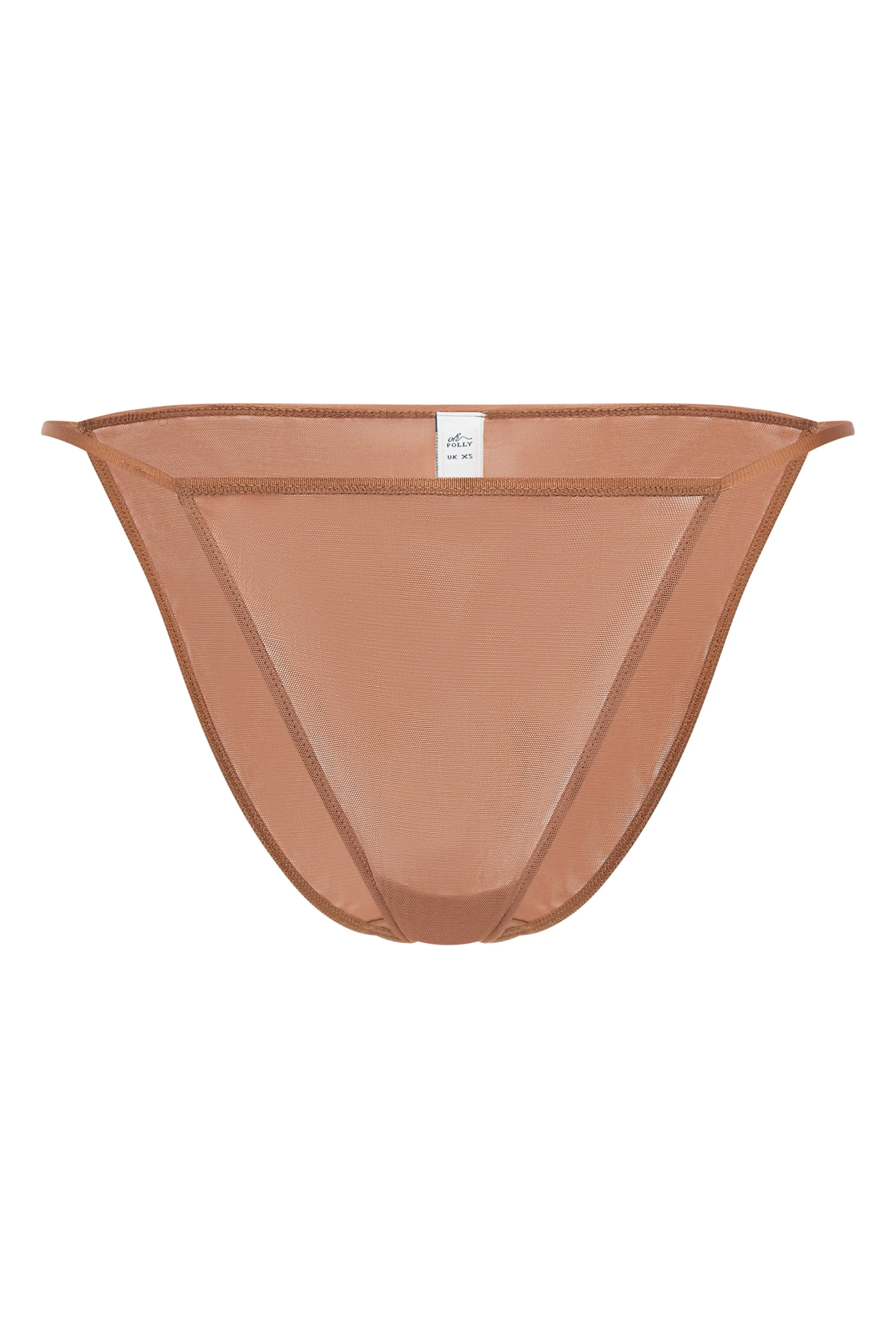 Soft Mesh String Bikini in Honey - Image 2