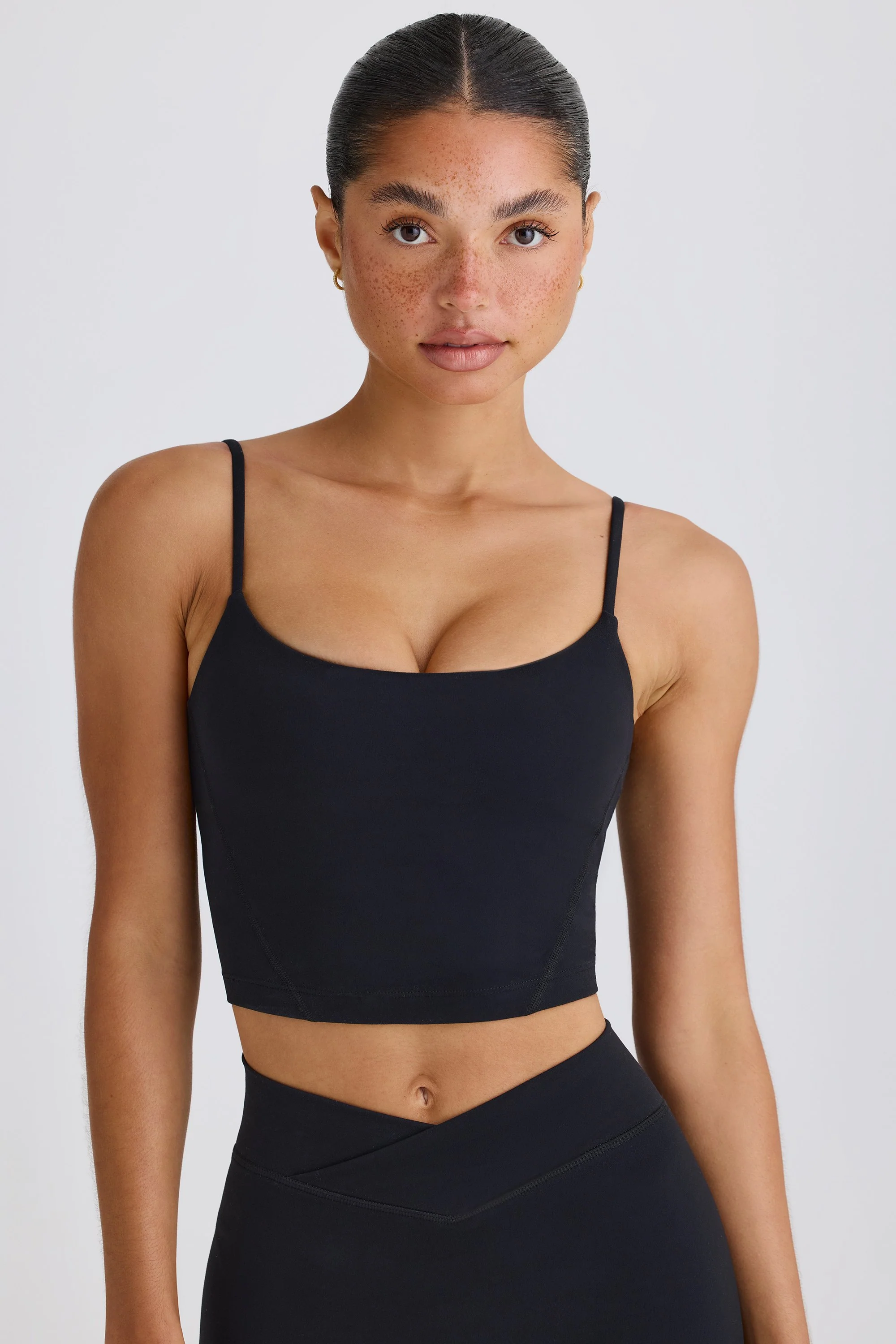 Soft Active Tank Top in Black - Image 5