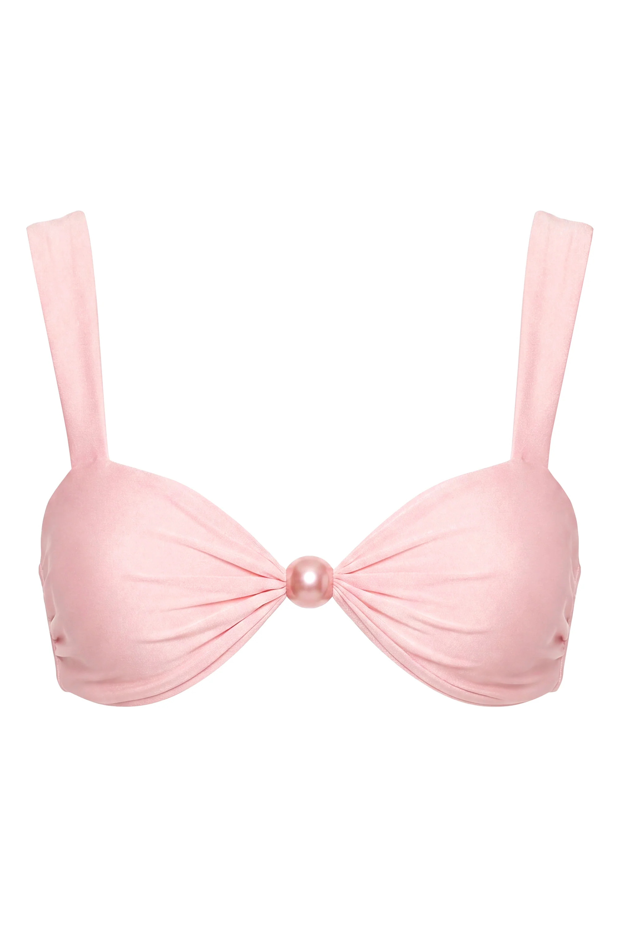 Bikini Top in Baby Pink - Image 3