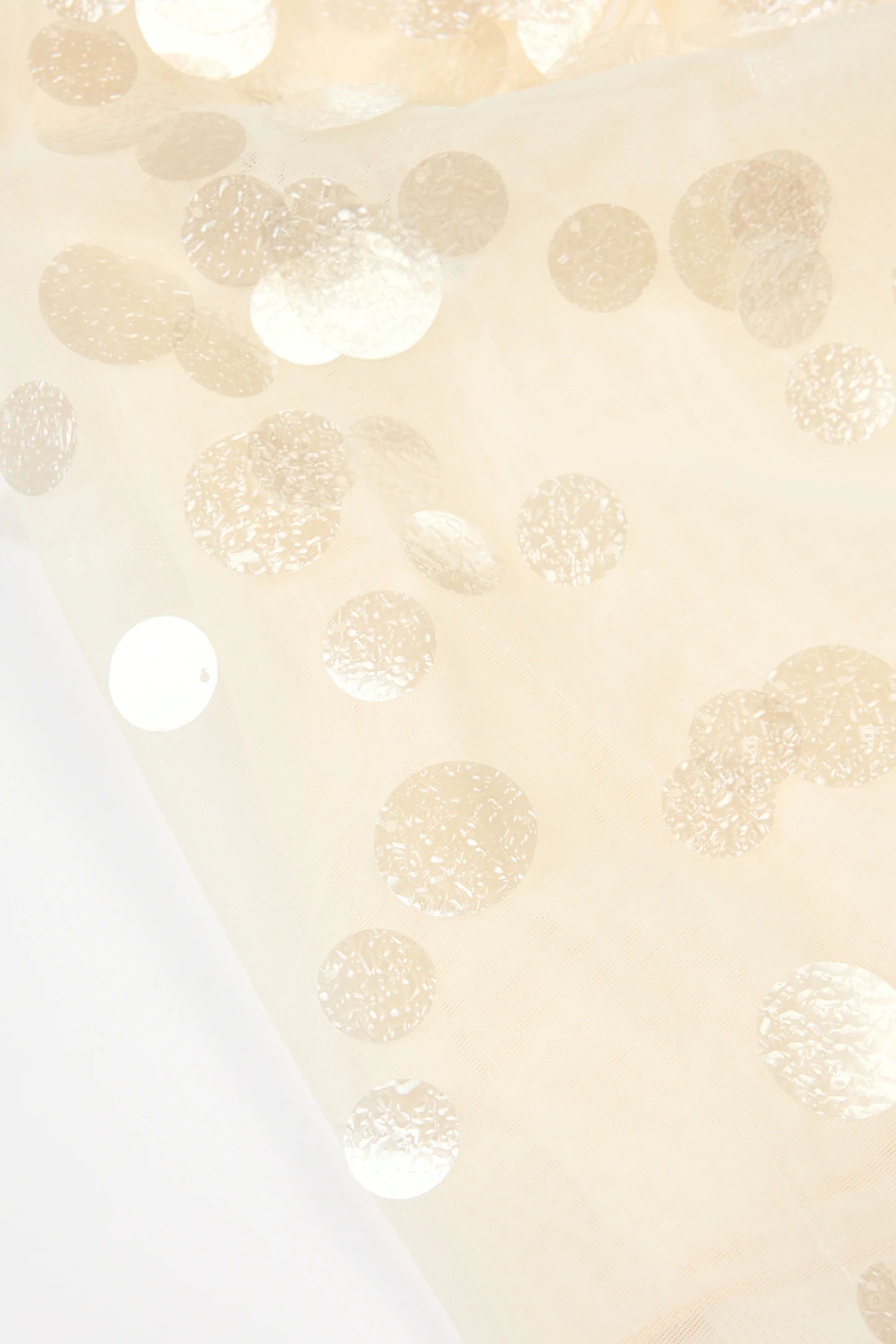 Embellished Mini Dress in Pearl - Image 7