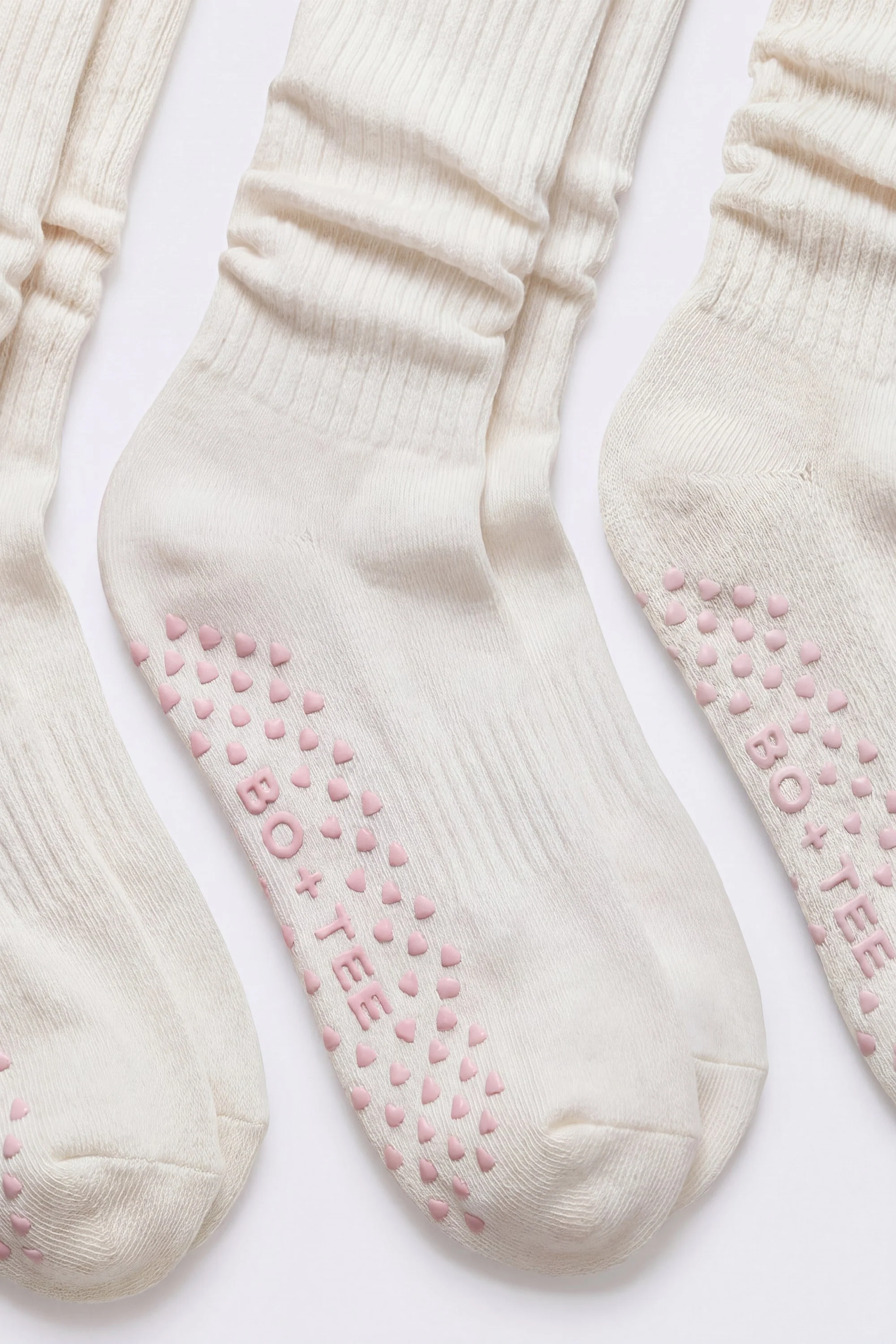 Pilates 3-Pack Socks Bundle in Coconut - Image 2