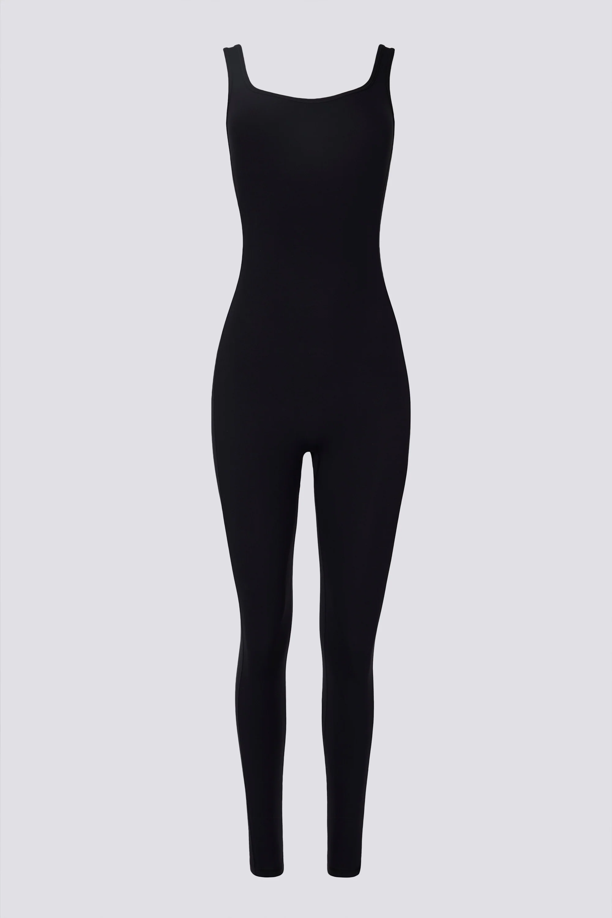 Soft Active Backless Jumpsuit in Black - Image 2