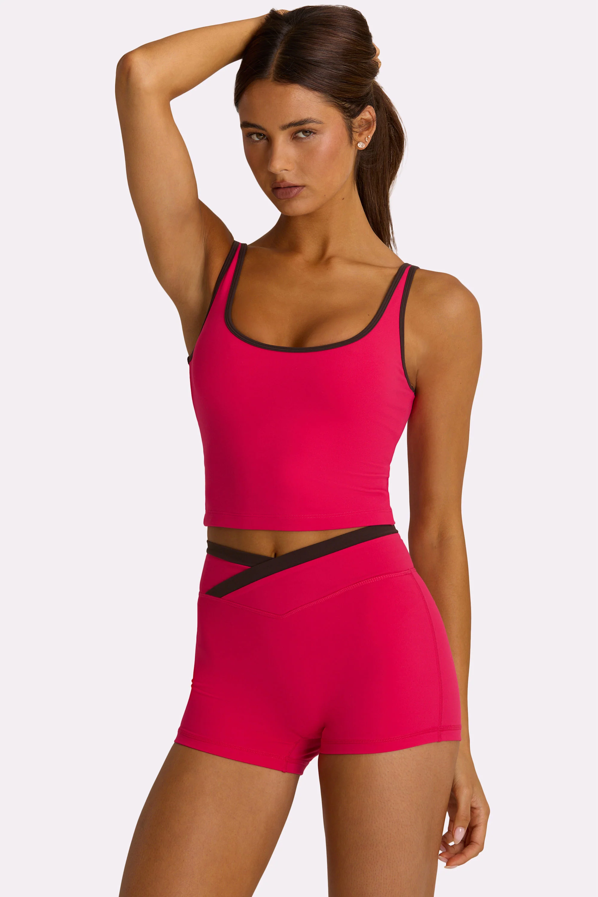Soft Active Tank Top in Hot Pink - Image 5