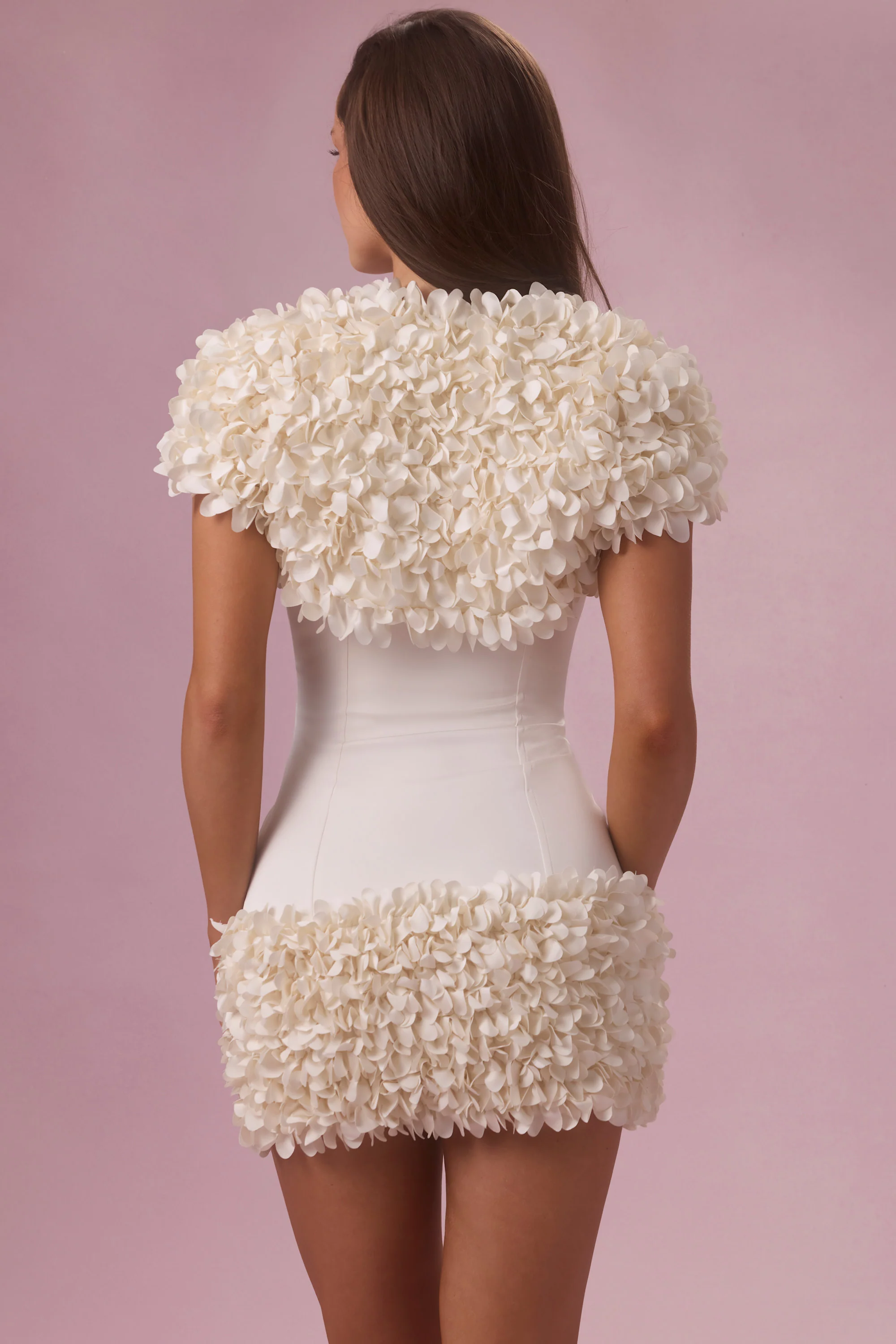 Cropped Bolero  in Pearl - Image 2