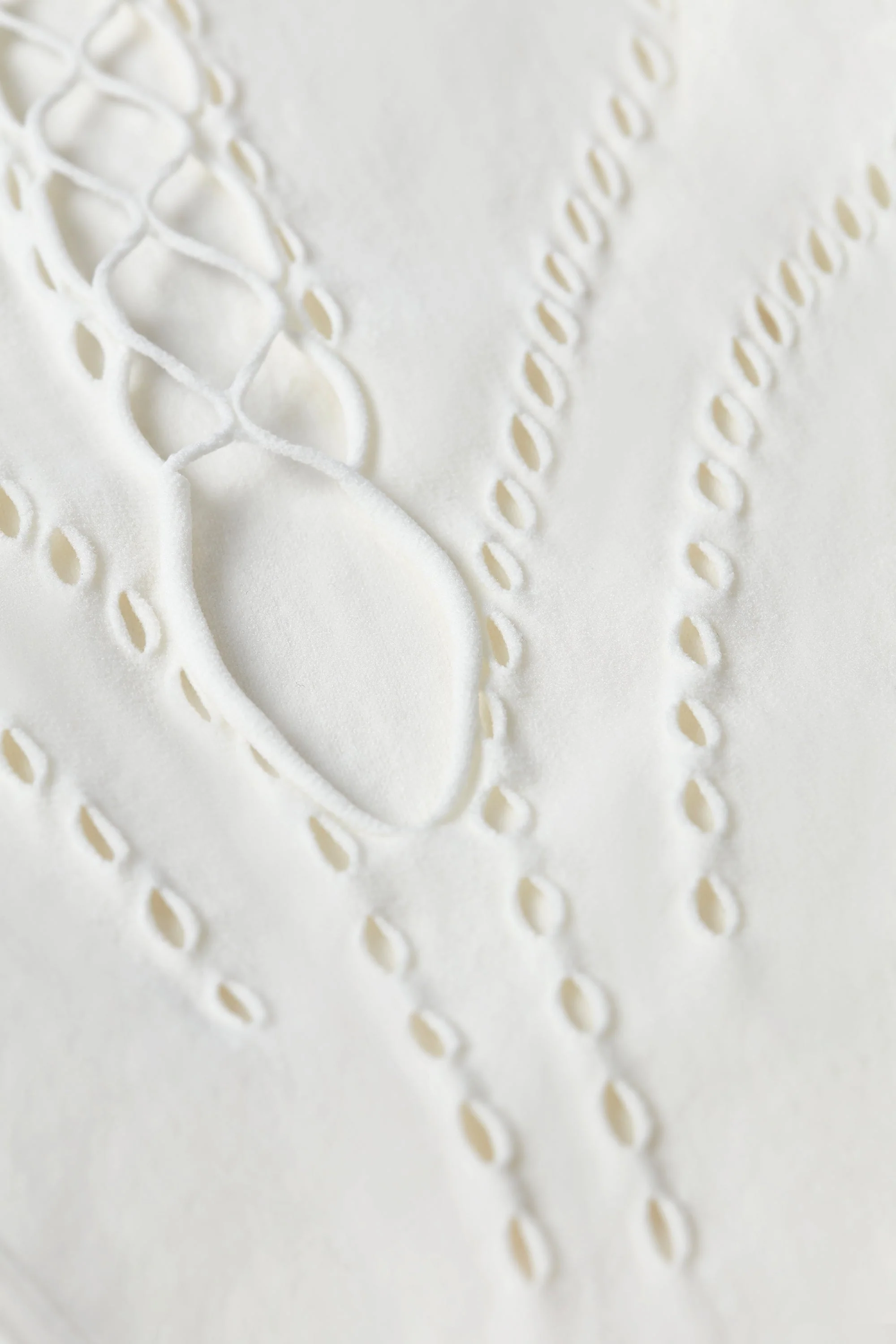 Lace-Up Halterneck Bodysuit in Ivory - Image 5