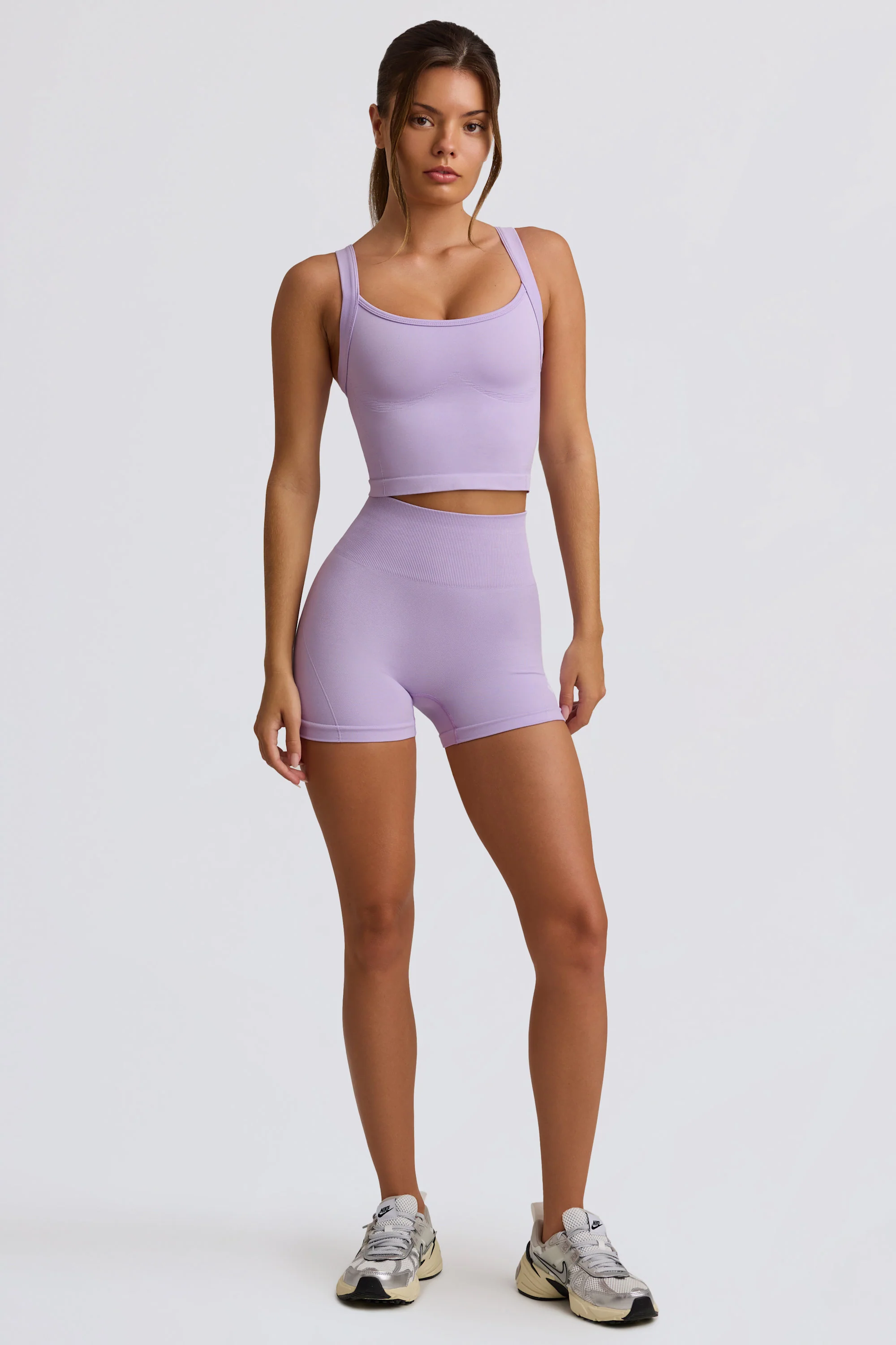 Super Sculpt Seamless Longline Camisole Top in Lavender - Image 7