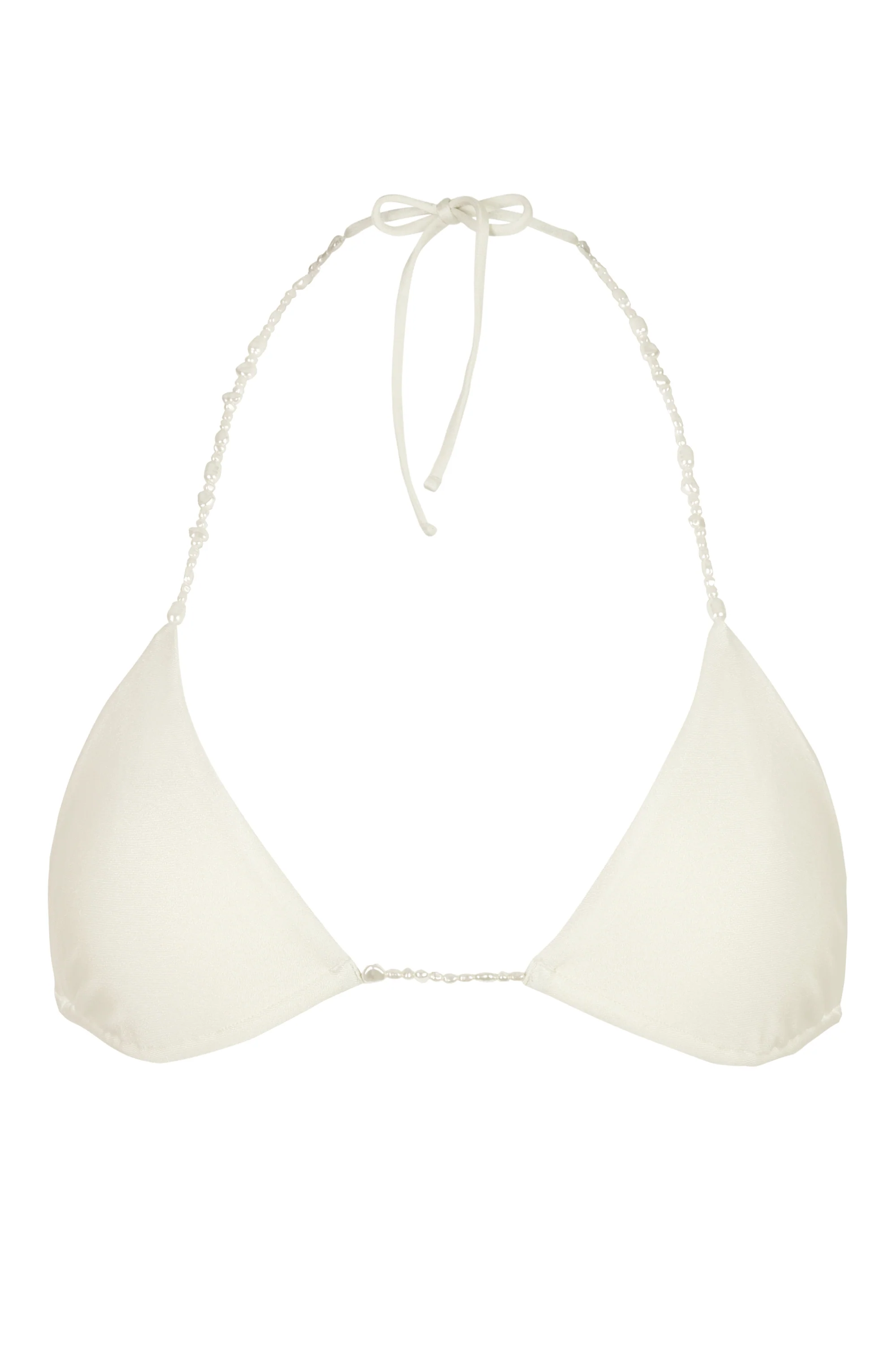 Triangle Bikini Top in Pearl - Image 3
