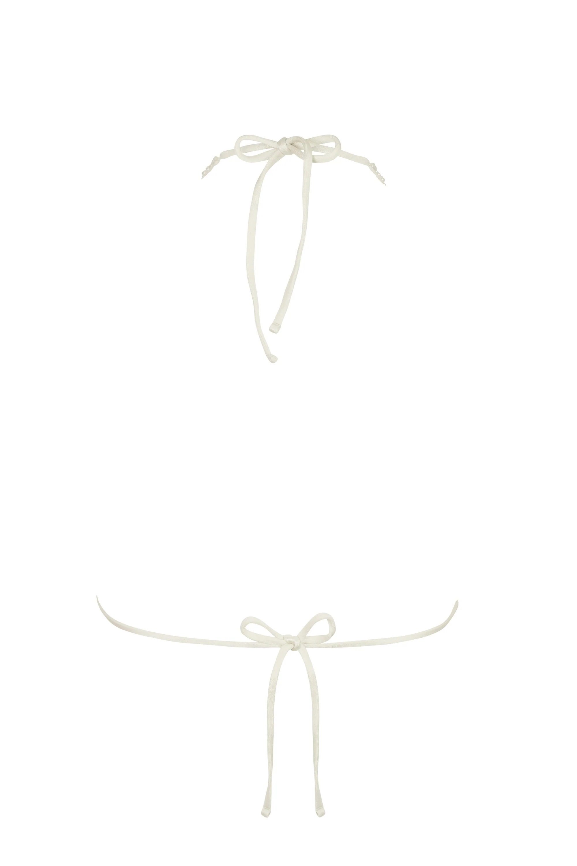 Triangle Bikini Top in Pearl - Image 4